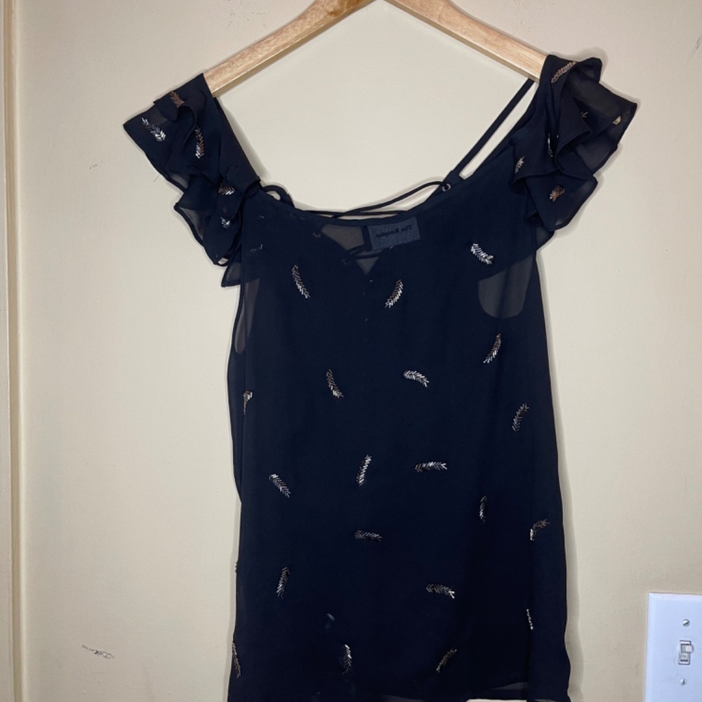 The Kooples Blouse ruffle sleeve - Picture 2 of 8